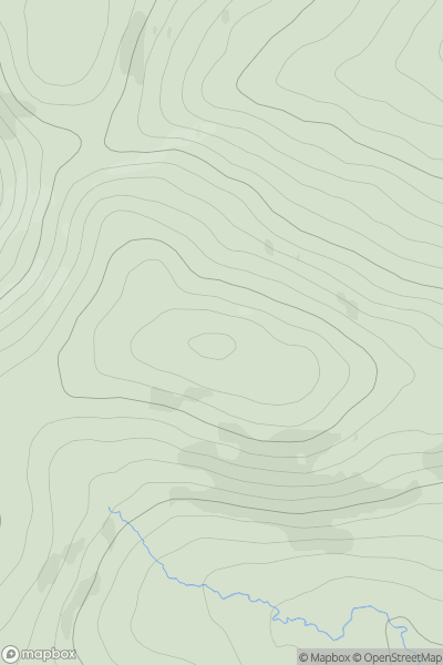 Thumbnail image for Wether Hill [The Glenkens to Annandale] showing contour plot for surrounding peak